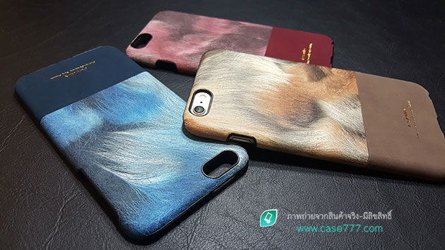 เคส iPhone 6 Plus เพ้นท์สี ลายขนสุนัขจิ้งจอก